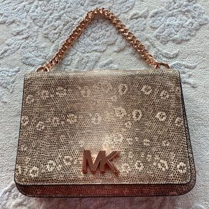 MK rose gold bag